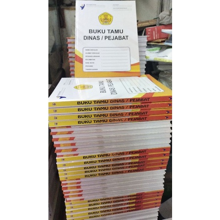 

BUKU ADMINISTRASI TAMU DINAS DAN PEJABAT BERWENANG VERSI WARNA PLUS DAFTAR NILAI