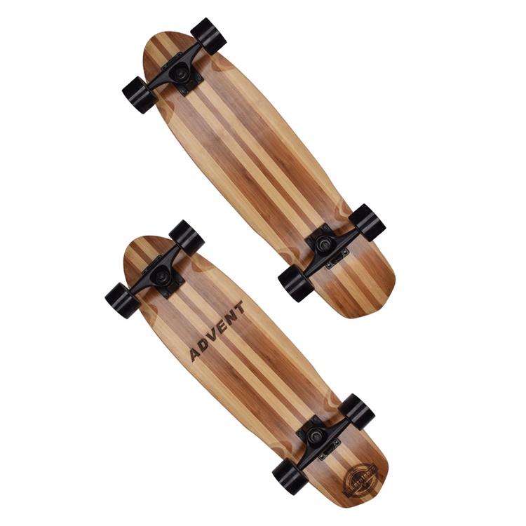 28inch71 * 19cm cruiser Surfing Bambu Dan maples Empat Roda skateboard double kick tail Papan Ikan Kecil Dewasa Jalan Menyikat Maple Ikan Besar Papan Skuter Jalan