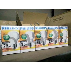 PHILIPS SOFTONE 25W E27 220-240V T55 - Lampu Pijar