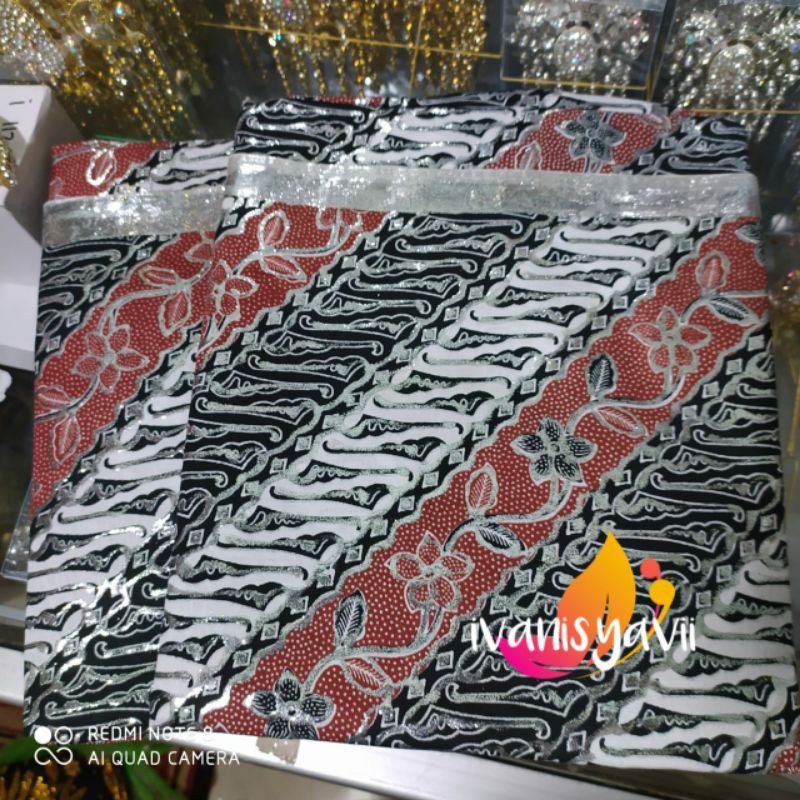 Sepasang Jarik Pengantin Prodo - Motif Parang Warna