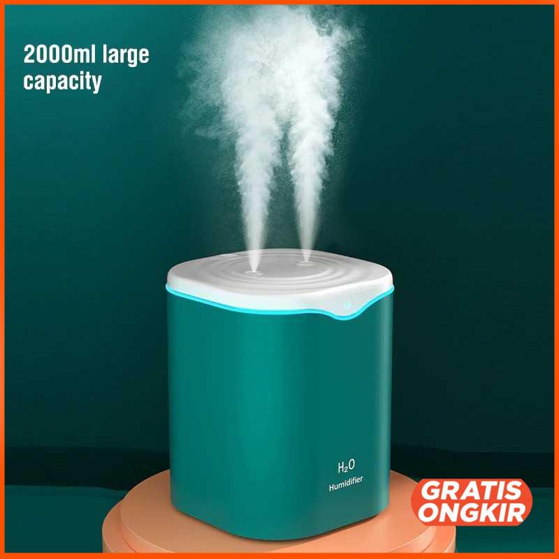 Humidifier Aromatherapy Oil Diffuser Double Spray 2000ml - H2000