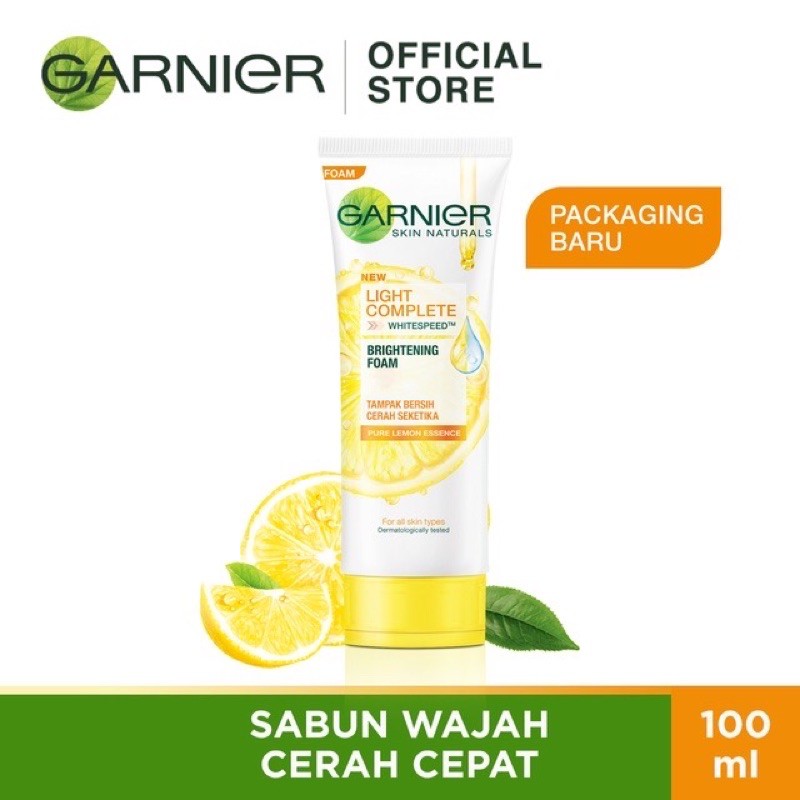 Jual Garnier Light Complete Brightening Foam 100ml Garnier Facial