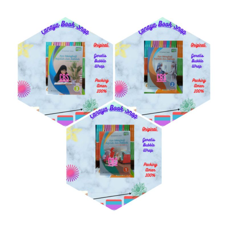 Buku Ayo Mengkaji Aqidah dan Akhlak MA Kelas 10,11,12  KMA 2019 Erlangga