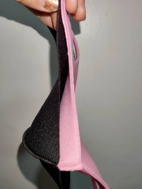 Masker kain tebal 3 lapis model korea kain spons kain dijamin tebal lebih dari scuba paling tebal