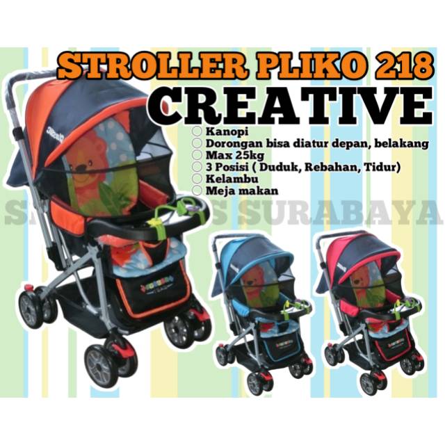 STROLLER BABY PLIKO CREATIVE 218