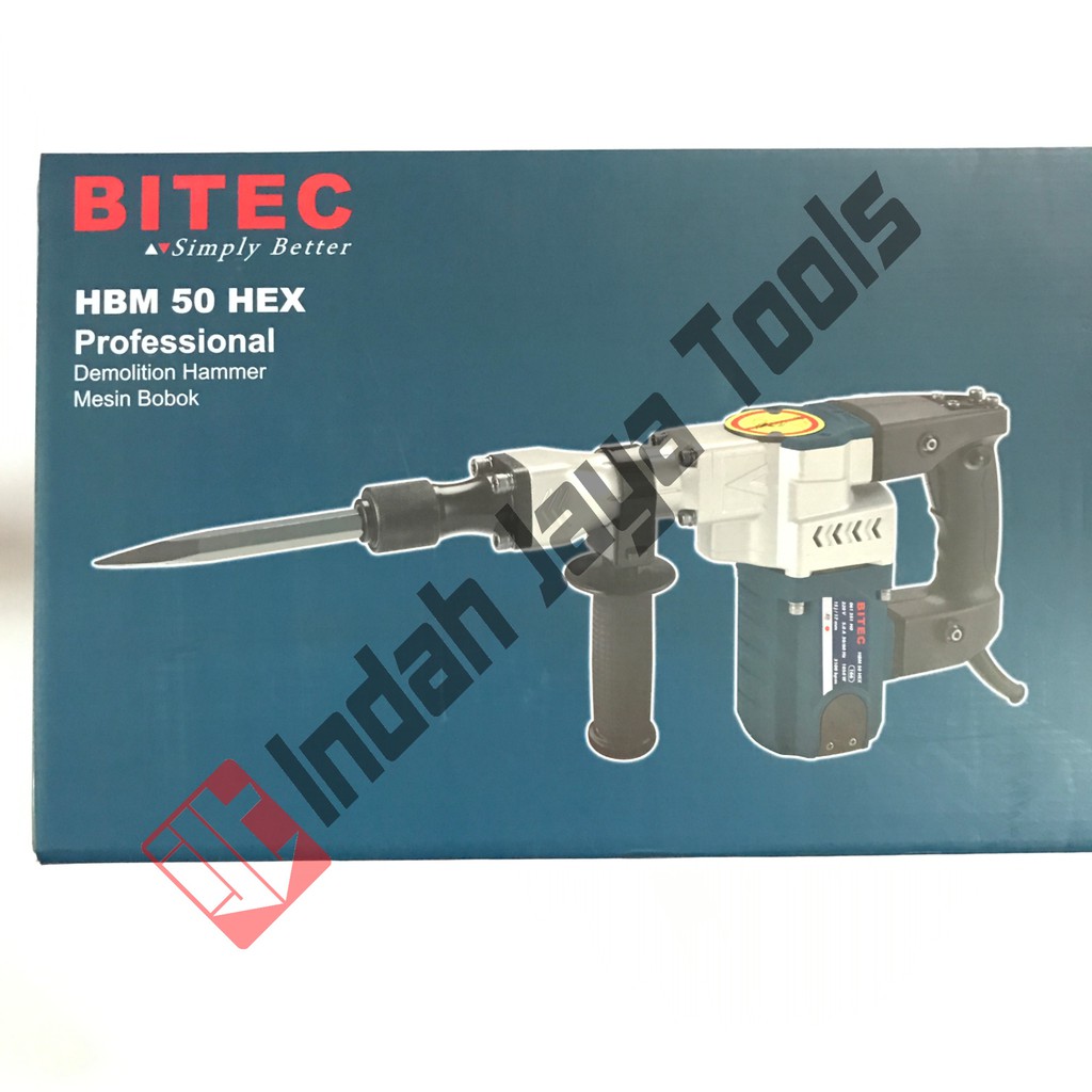 Mesin Demolition Hammer BITEC HBM 50 HEX / Bor Bobok Beton Tembok