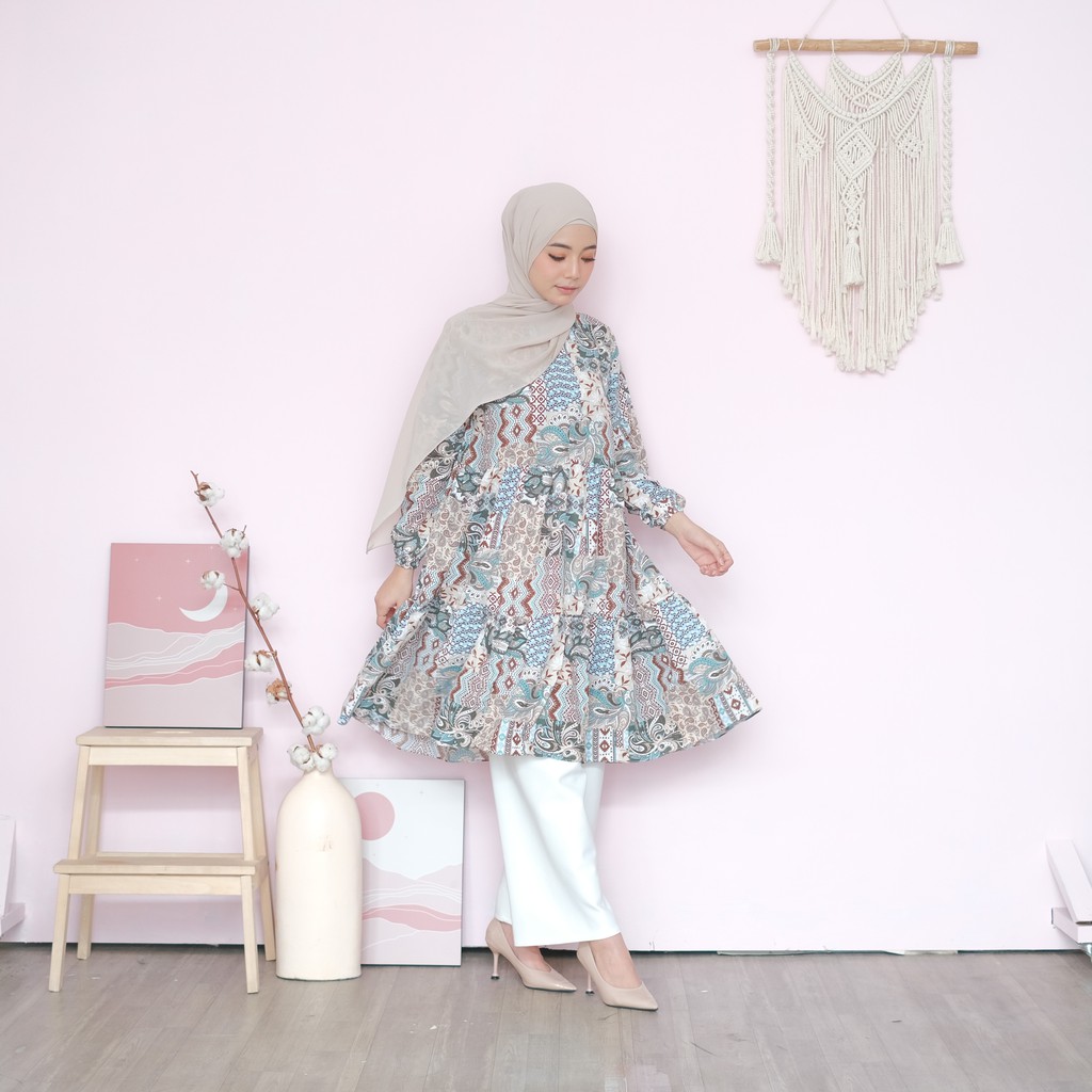 TUNIK HIRANI - MUSLIM WANITA MONALISA by Raline Mode