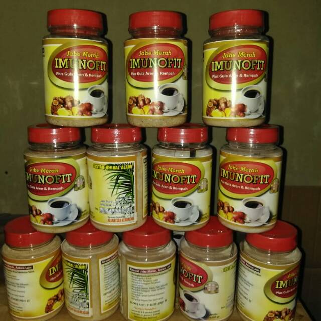 

Jahe merah imunofit mantap