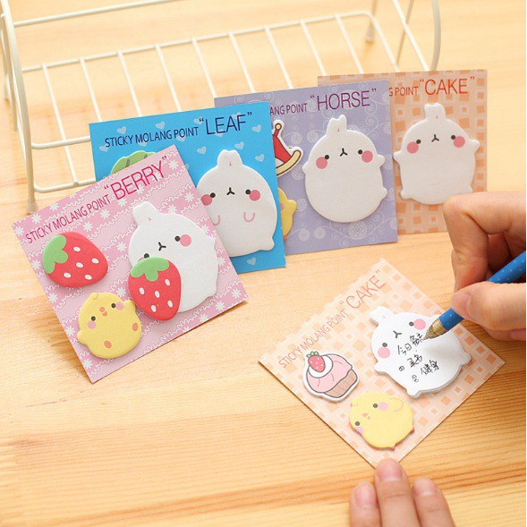 

STICKY NOTE MOLANG SET/ SET MOLANG POST IT / SET MOLANG MEMO