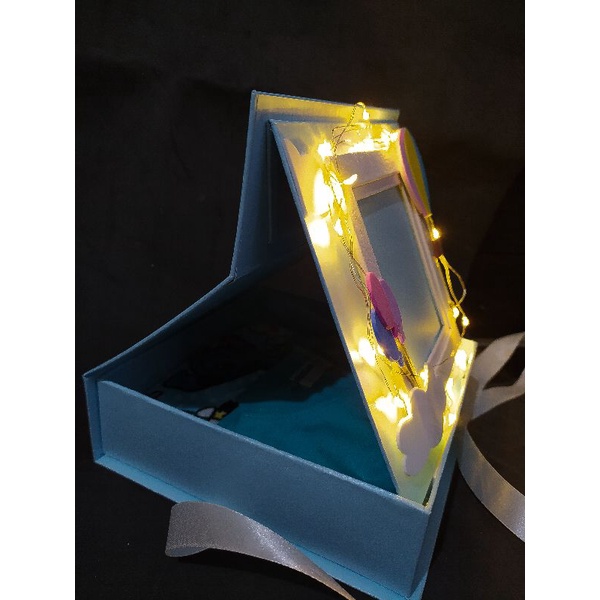 

2 in 1 kotak kado gift box bingkai foto fram, hadiah ulang tahun birthday wedding valentine