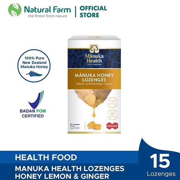 

Manuka Health MGO 400+ With Ginger&Lemon Lozenges