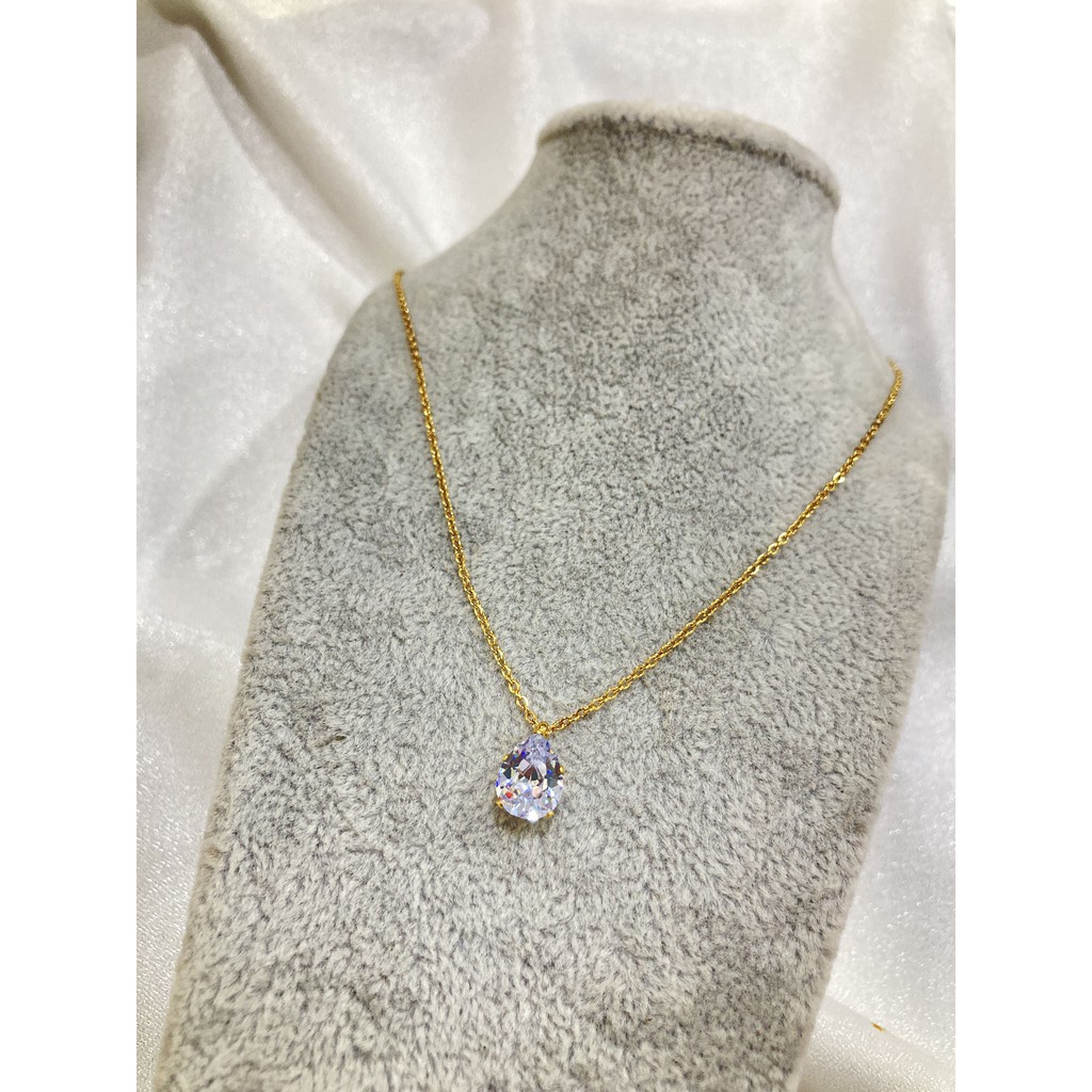 Kalung Titanium Mata Satu Anti Karat Anti Alergi Aksesoris Perhaisan