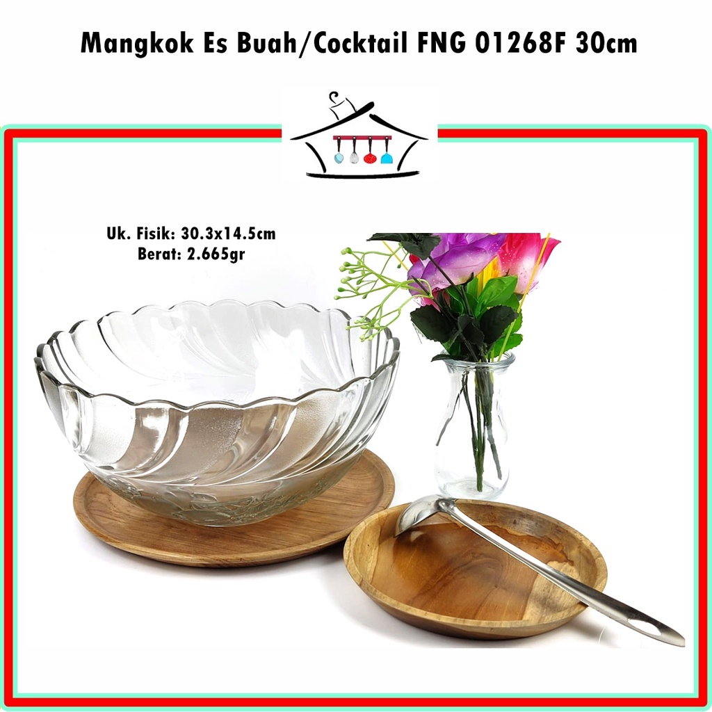 UTL005G Mangkok Es Buah/Cokctail FNG 01286F 30cm