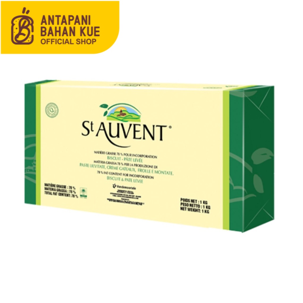 St Auvent Unsalted Butter 1kg