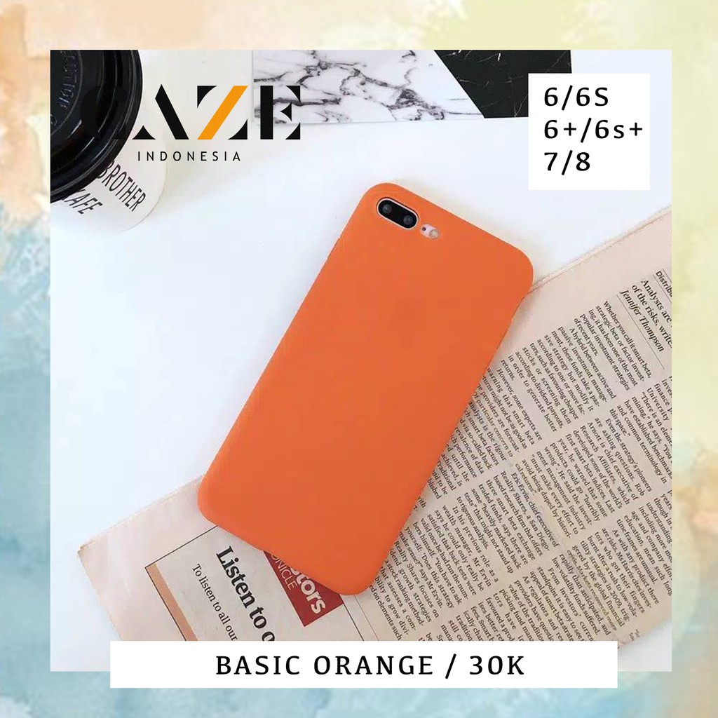 SOFT CASE IPHONE BASIC ORANGE