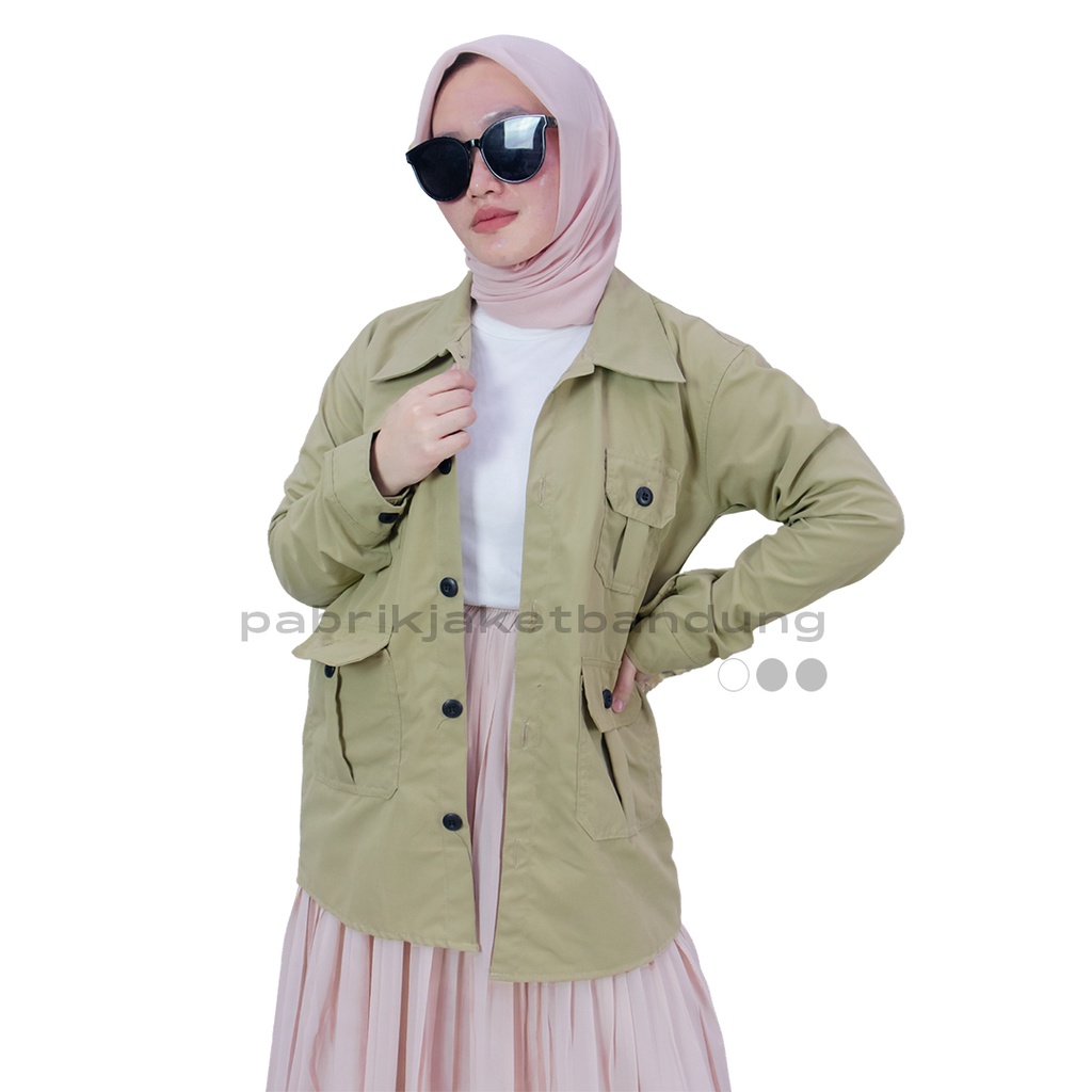 ADAM JAKET KHAKI || JAKET SEMI PARKA || JAKET PRIA DAN WANITA MASA KINI