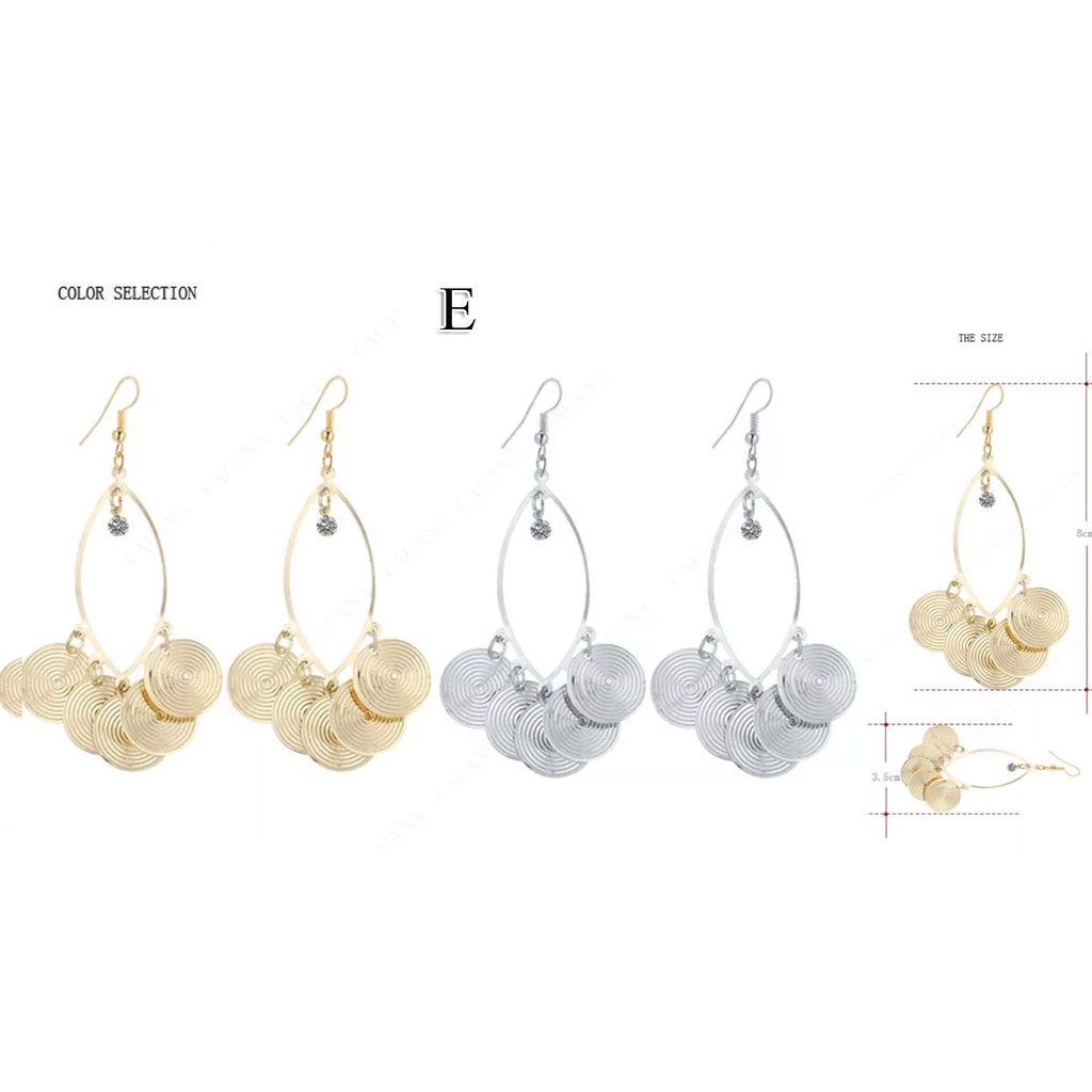 Anting Hooks Wanita Kekinian Aneka Model Import  228