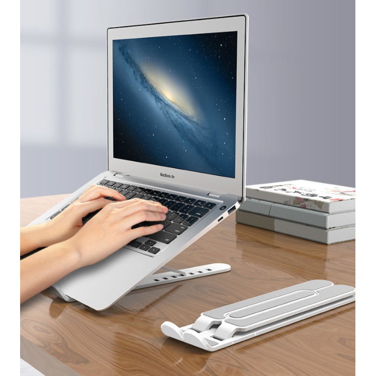 Portable Stand Dudukan Peninggi Laptop Macbook Notebook Mode Tinggi