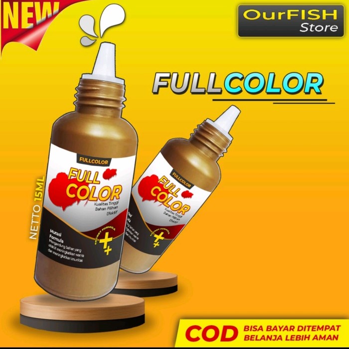 Full Color - Obat dan Vitamin Mutasi Full Block Ikan Cupang 15ML