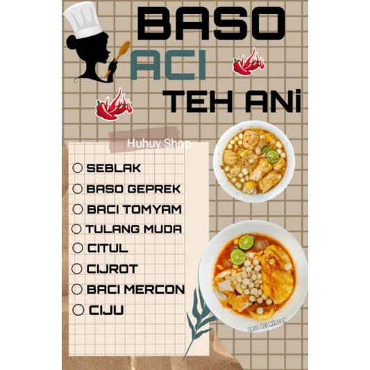 

BASO ACI INSTAN ATAU BASO CILOK KUAH DENGAN ANEKA RASA DAN SEBLAK