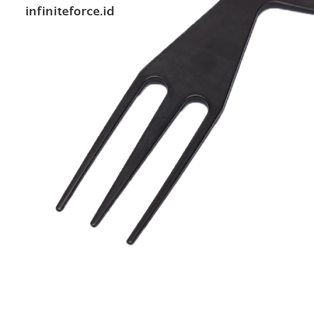 Infiniteforce.id Sisir Brush Gagang Kayu Peralatan Potong Rambut / Salon / Barber