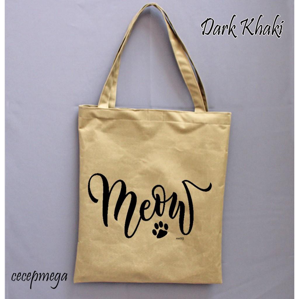 Promo totebeg meow desain MW003 Limited