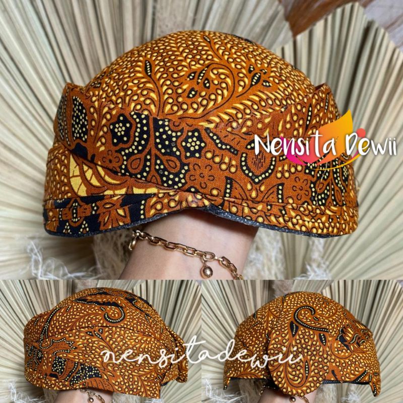 Blangkon Solo Jarik - Motif Wahyu Temurun