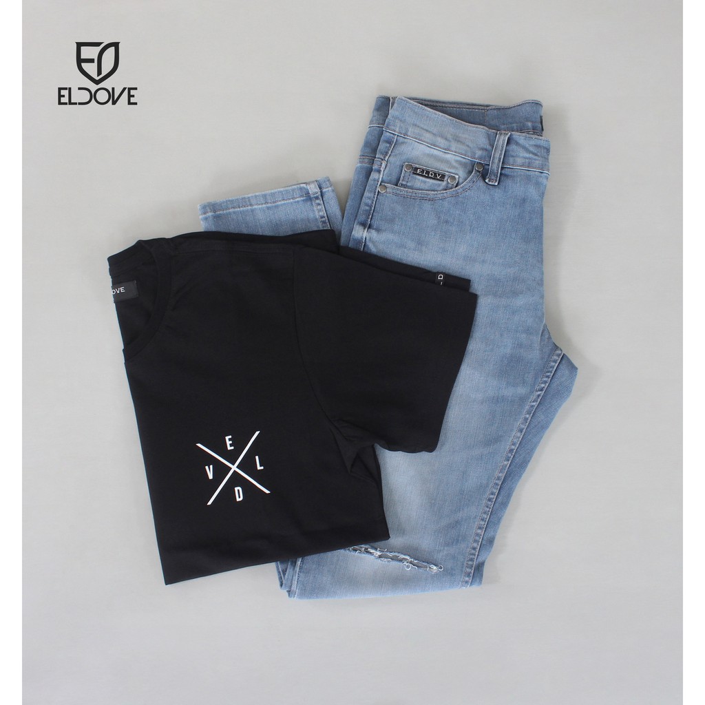 Eldove Paket Celana Jeans + Kaos 8509