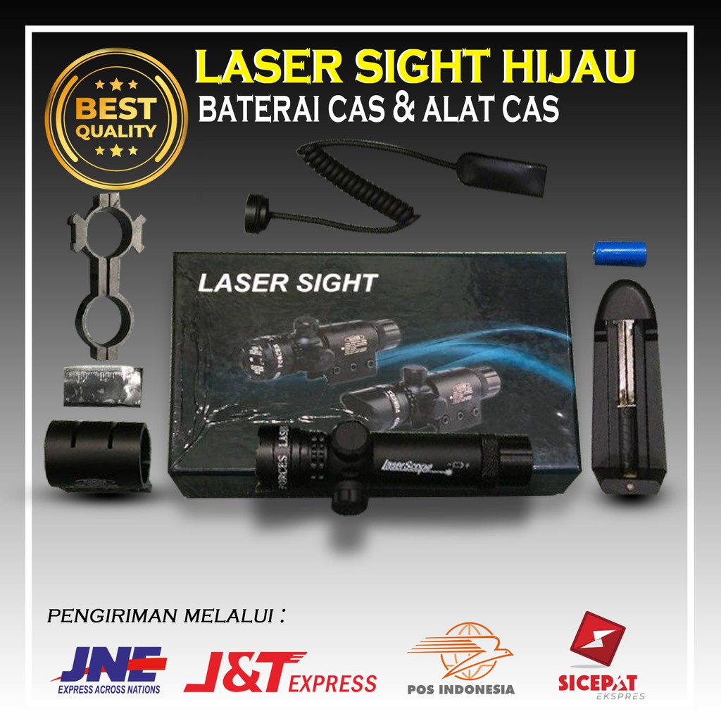 READY STOCK Laser PCP Sight Hijau