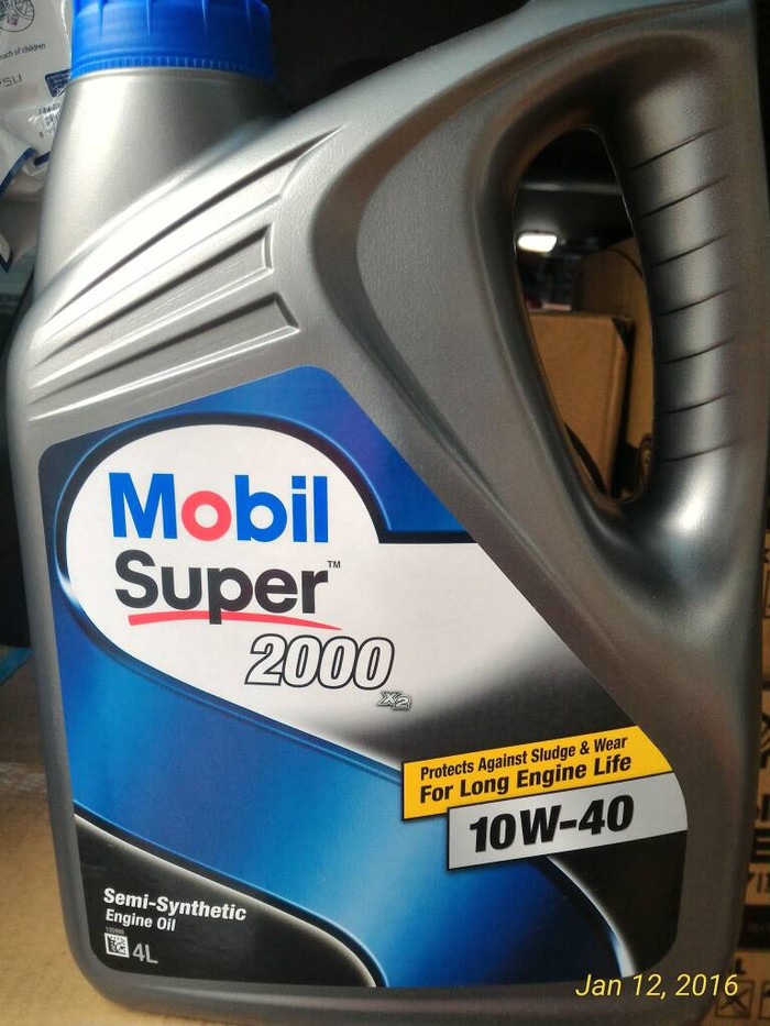 Oli Mobil 1 Super 2000 SAE 10W/40 Galon 4 liter