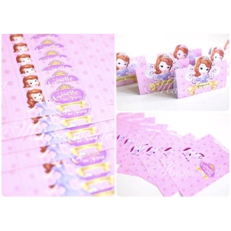 

Label kitkat Sofia the first