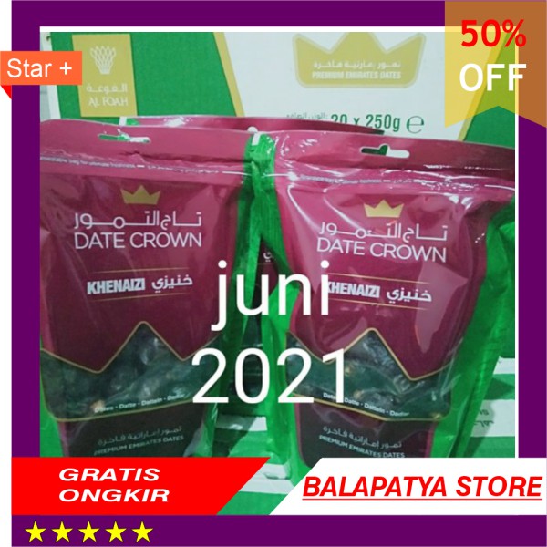 

LIMITED EDITION!!! kurma date crown khenezi 500gr