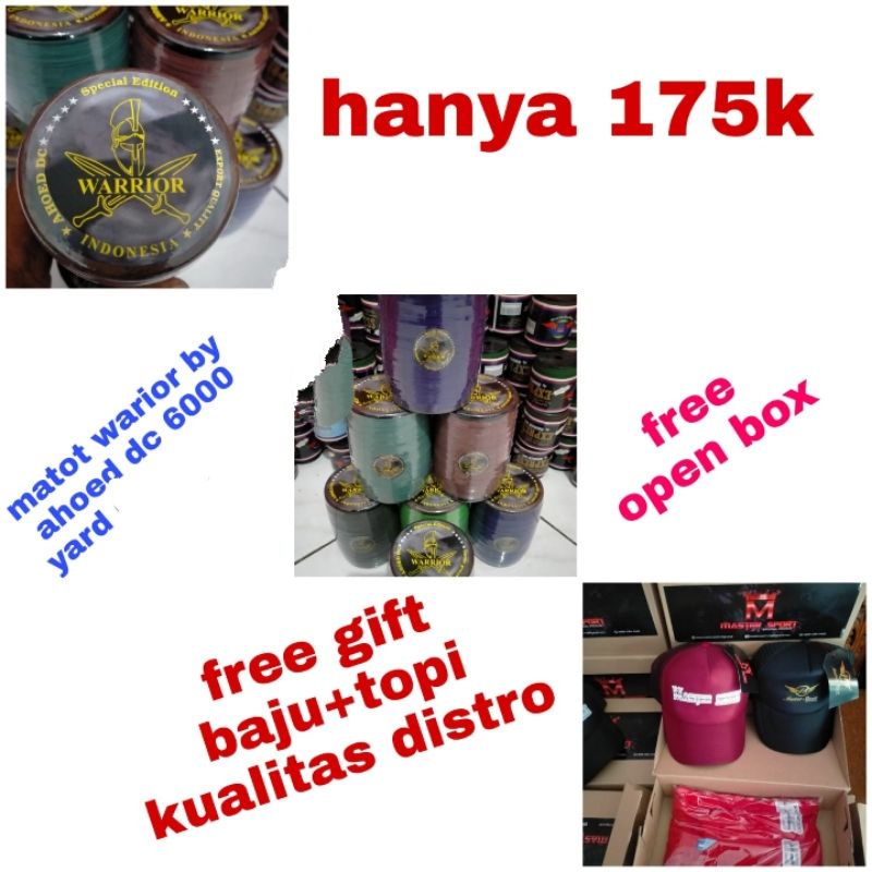 promo gelasan matot warior by ahoed dc free gift