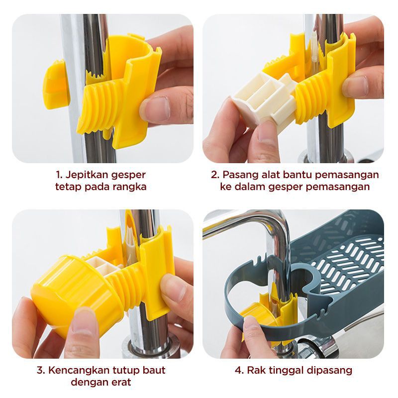 [LGS] rak saringan berlubang tempat cuci piring tempat sabun R25