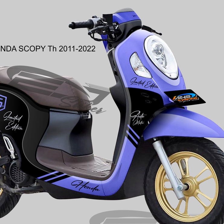 STIKER DECAL HONDA SCOOPY FULL BODY TERBARU / STICKER VARIASI SCOOPY HONDA 2022 2021 / STICKER SCOOPY