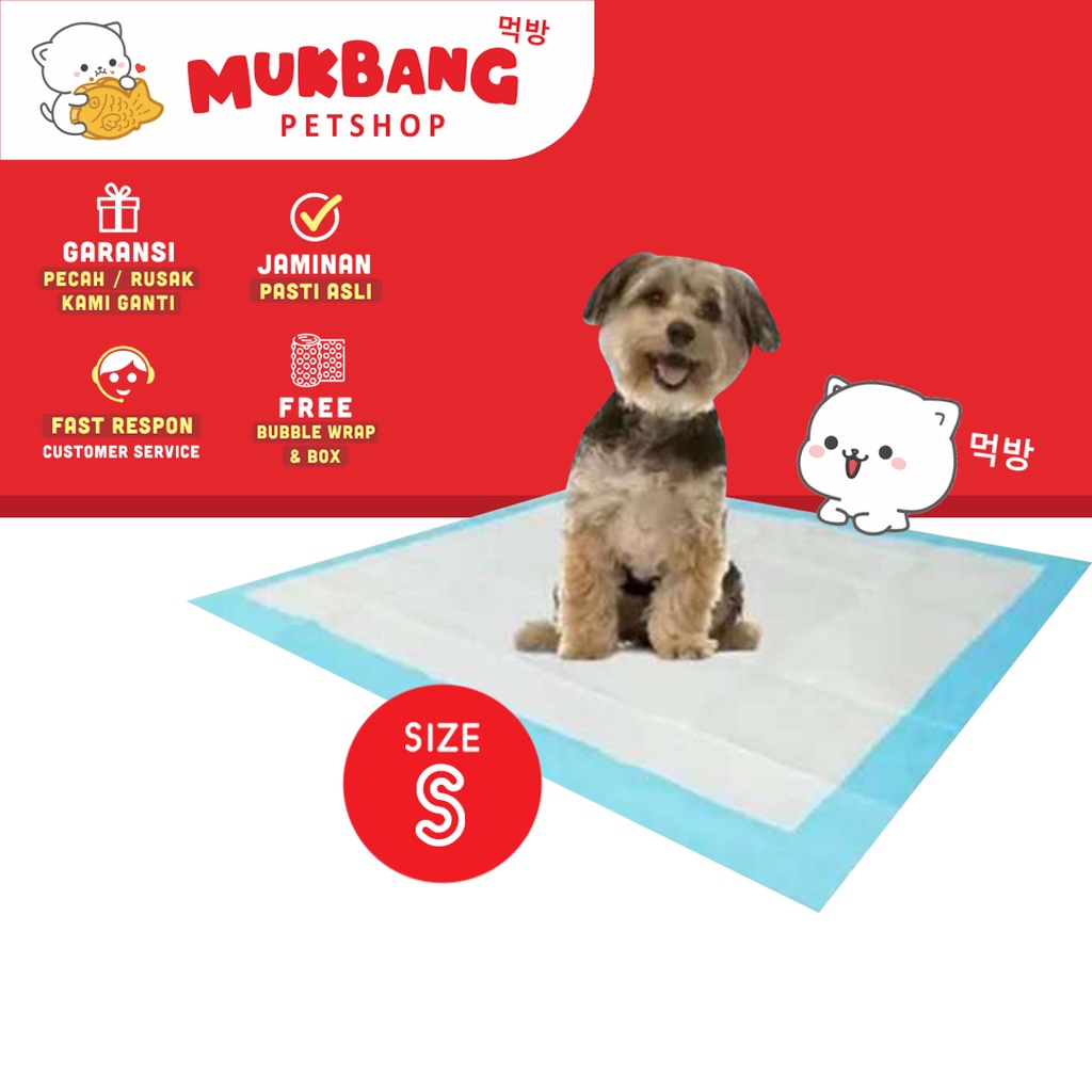 Underpad Tranning Pad Size S Pet Toilet Portable Alas Pipis Poop Kucing Anjing Perlak Tatakan Hewan Pampers Hewan Kucing Kecil Pee Pad Underpad