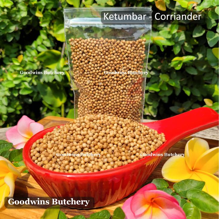 

CORRIANDER SEEDS ketumbar biji ziplock standing pouch 50g