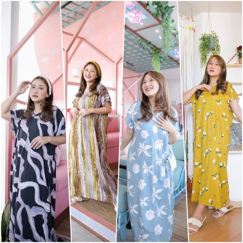 Part 2 Daster Busui Bahan katun rayon premium