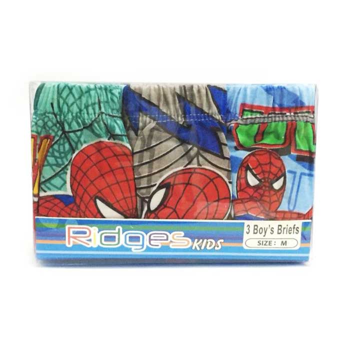 CELANA DALAM RIDGES ANAK COWO / LAKI-LAKI &quot;SPIDERMAN 2&quot; ISI 3 PCS