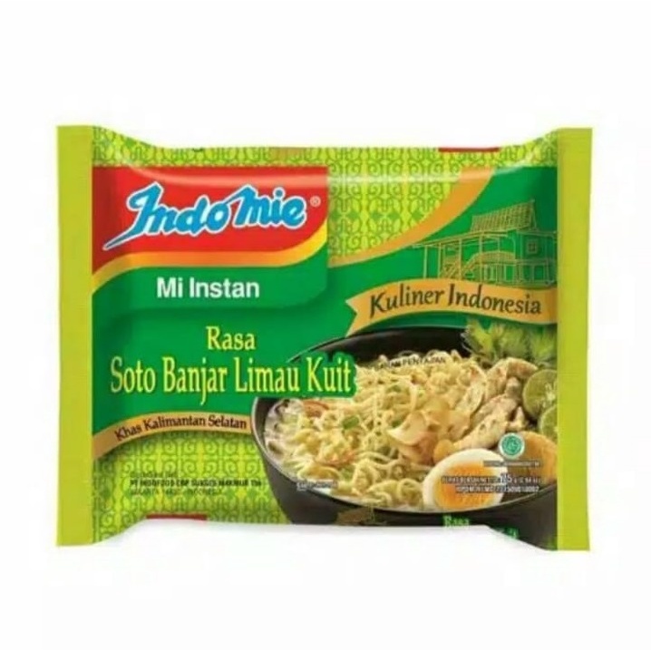 INDOMIE SOTO BANJAR LIMAU KUIT KHAS KALIMANTAN SELATAN 75G MI INSTAN HALAL