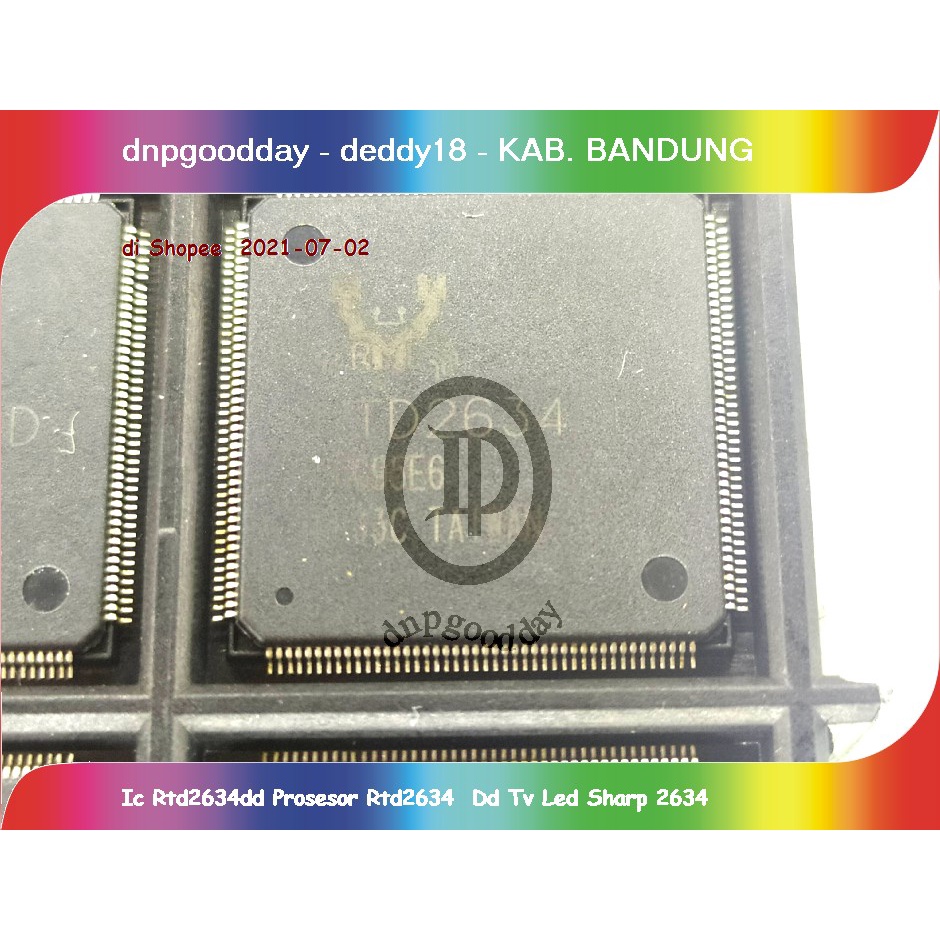 Ic Rtd2634dd Prosesor Rtd2634  Dd Tv Led Sharp 2634