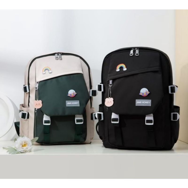 JIMSHONEY JH JOAN BACKPACK (tas ransel, tas besar, tas kekinian)