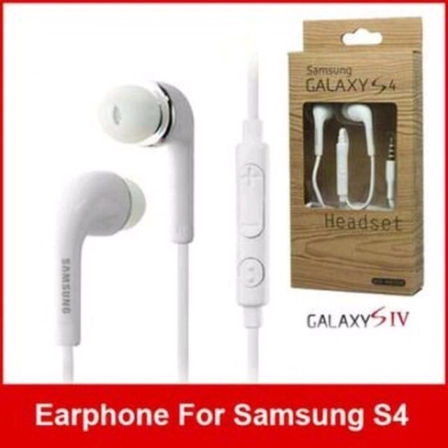 HANDSFREE HEADSET HANDSET MURAH SAMSUNG S4 HENSET PACKING KAYU