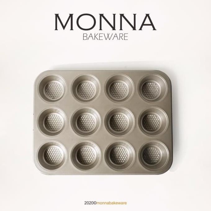 Promo Muffin Pan 12 Cups Monna Bakeware - Cetakan Cupcake