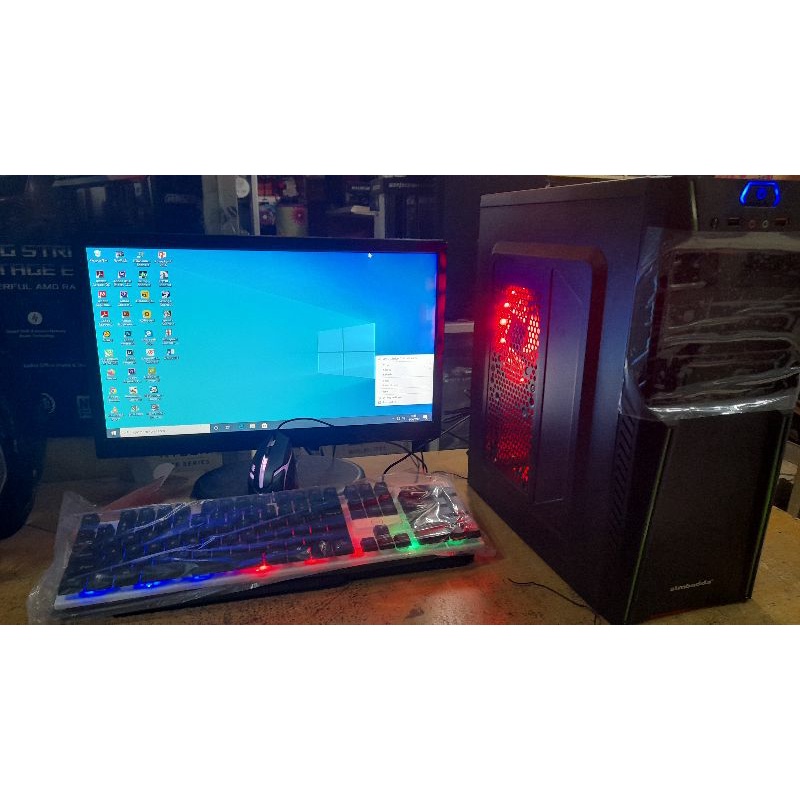 Paket intel core i7 ram 16 Gb lengkap led monitor