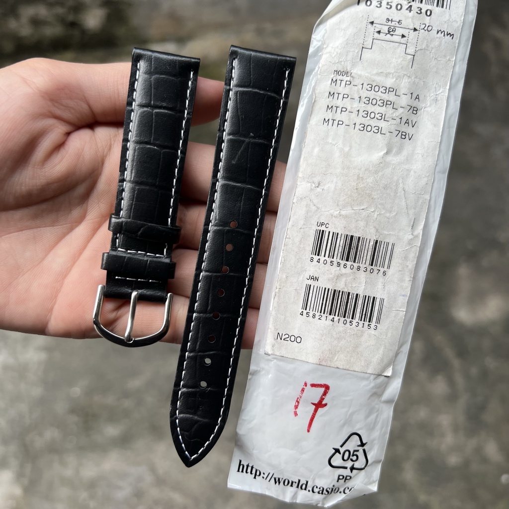 Tali jam tangan casio original MTP-1303PL MTP 1303L