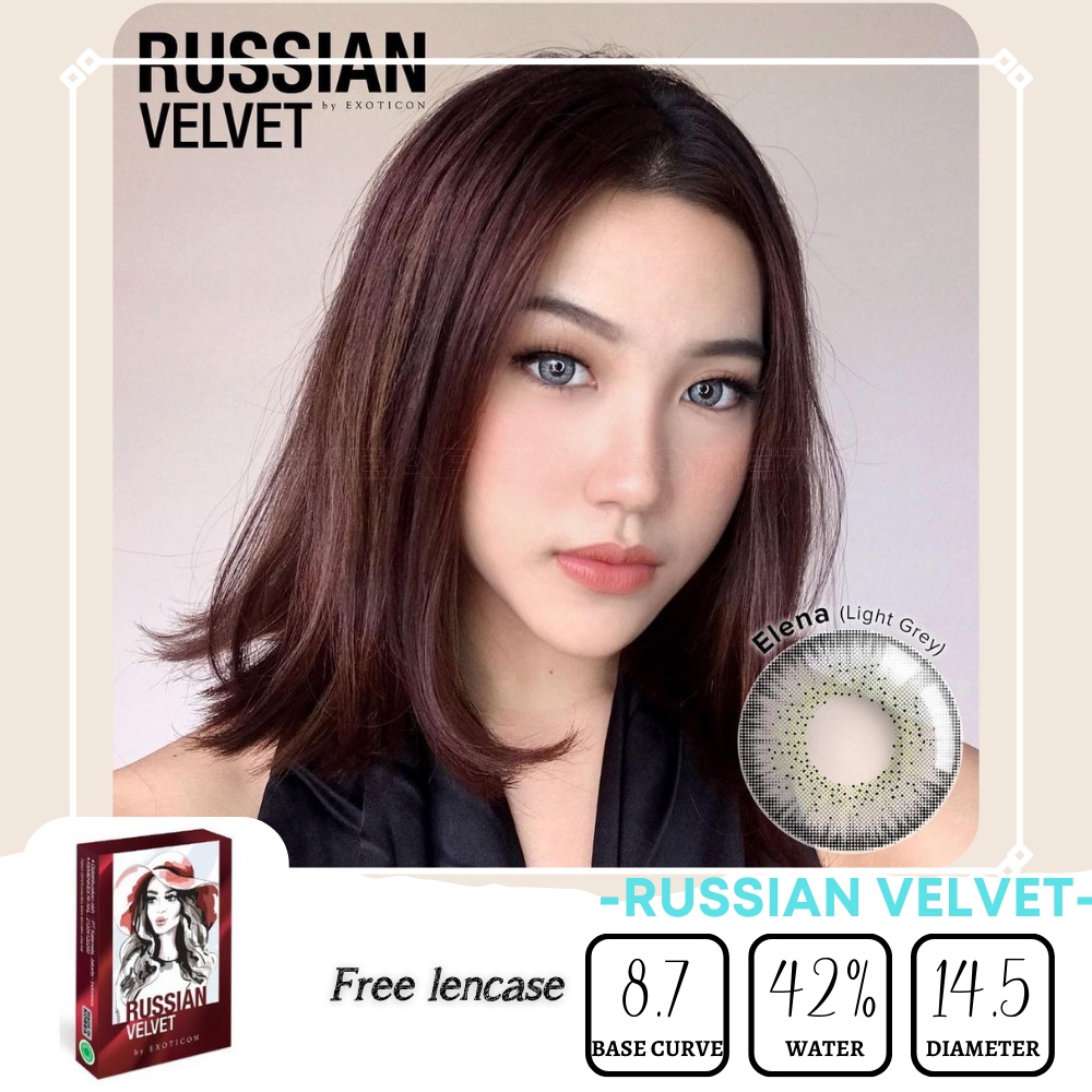 SOFTLENS X2 - RUSSIAN VELVET MINUS (-3.00 SD -6.00) DIA. 14.50mm | BEST SELLER