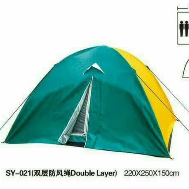 Tenda camping dome Sheng Yuan tenda bnix 021 kapasitas 6 orang