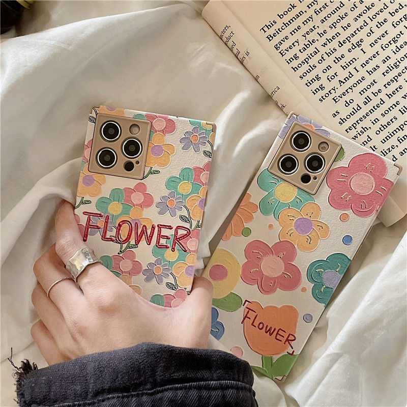 Case Bahan Silikon Motif Bunga Untuk Iphone 7 8plus Se X Xs Xr Xsmax 11 11pro 11promax