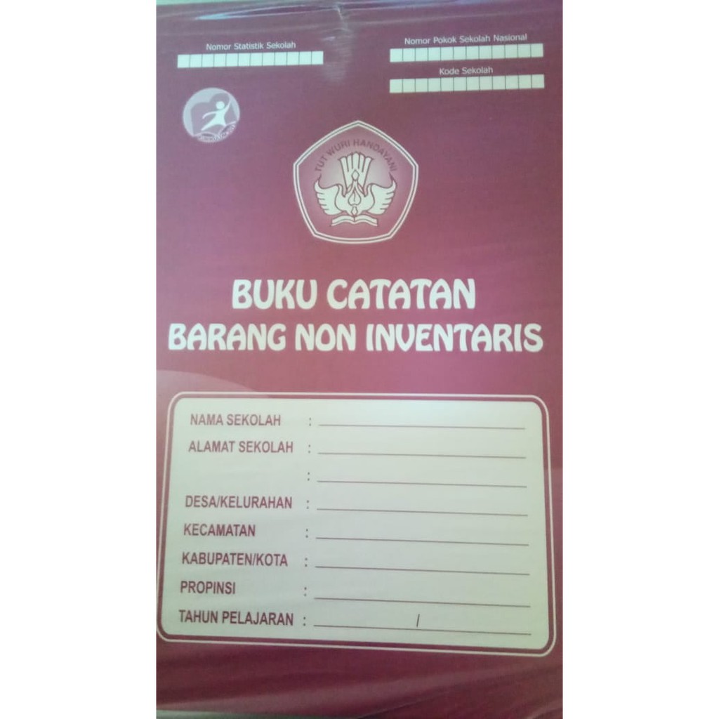 BUKU CATATAN BARANG NON INVENTAEIS KURIKULUM 2013